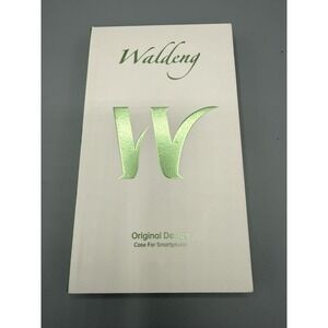 Waldeng Case For iPhone 16 Pro Max Gold/ Silver Sparkle Design W/install Kit NIB